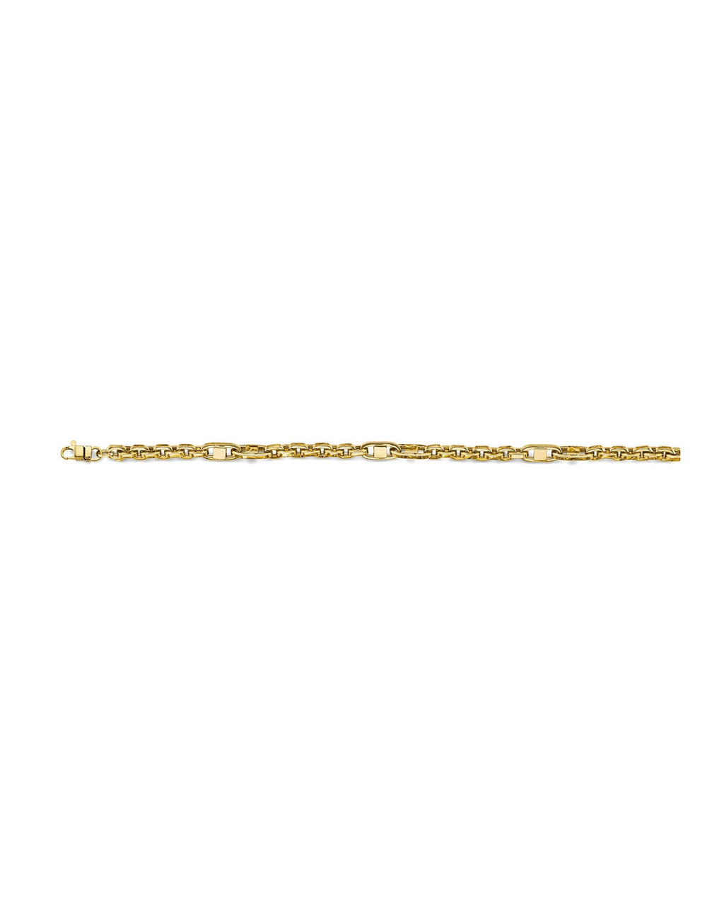14K Yellow Gold 5.4mm Hollow Link Chain (CH-0649)