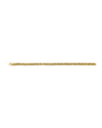 14K Yellow Gold 4.4mm Hollow Round Byzantine Chain (CH-0654)