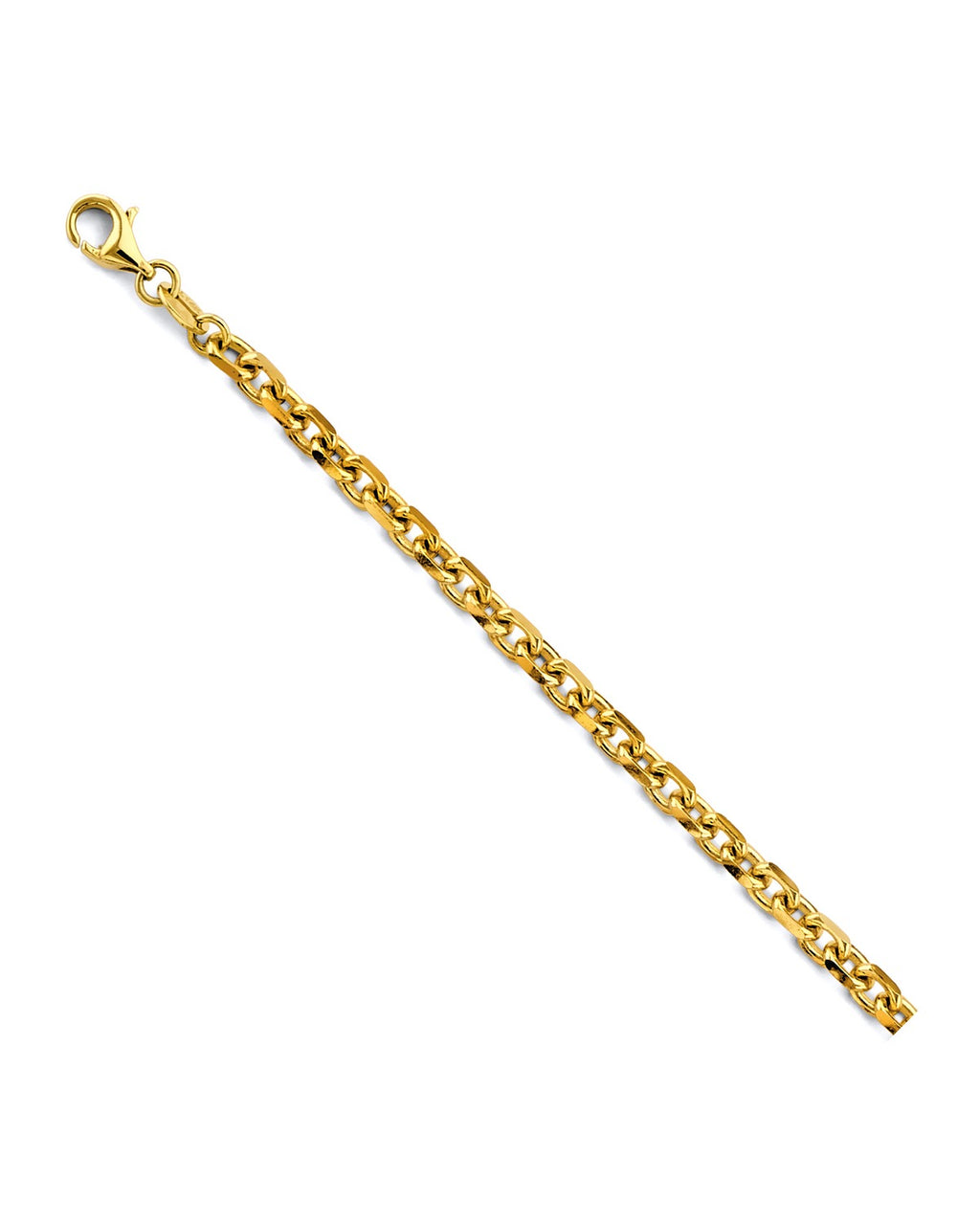 14K Yellow Gold 2.9mm Solid DC Cable Chain (CH-0666)