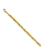 14K Yellow Gold 2.9mm Solid DC Cable Chain (CH-0666)