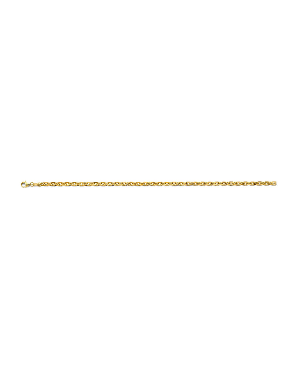 14K Yellow Gold 2.9mm Solid DC Cable Chain (CH-0666)