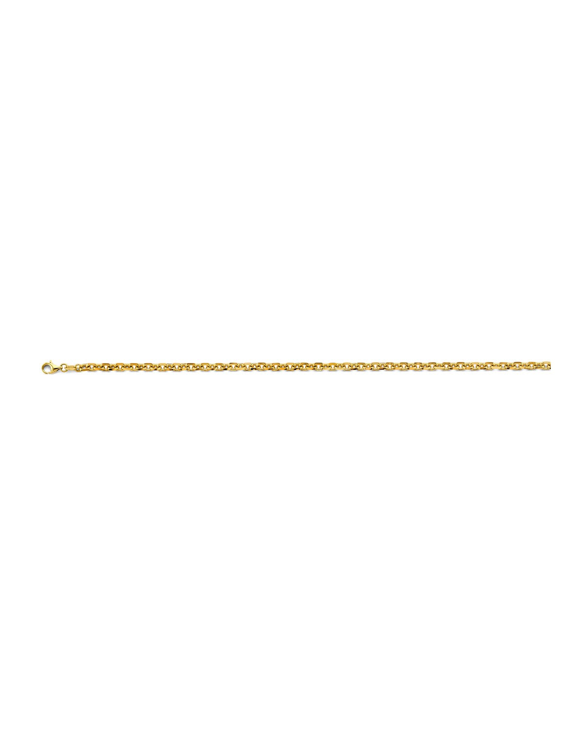 14K Yellow Gold 2.9mm Solid DC Cable Chain (CH-0666)