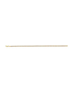 14K Tri-Color Gold 3C 2.3mm Flat Valentino Star DC Chain (CH-0671)