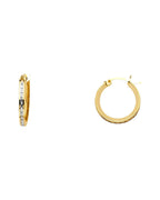 14K Yellow Gold CZ Earrings (ER-0517)
