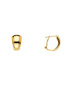 14K Yellow Gold Half Huggies Earrings (ER-1626)