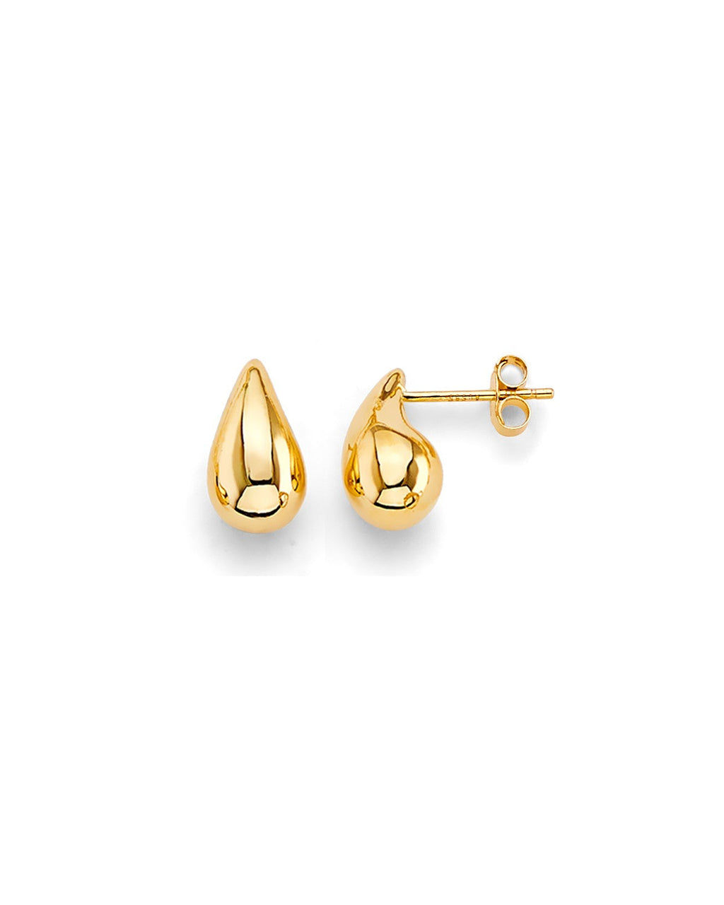 14K Yellow Gold Water Drop Earrings (ER-2197)