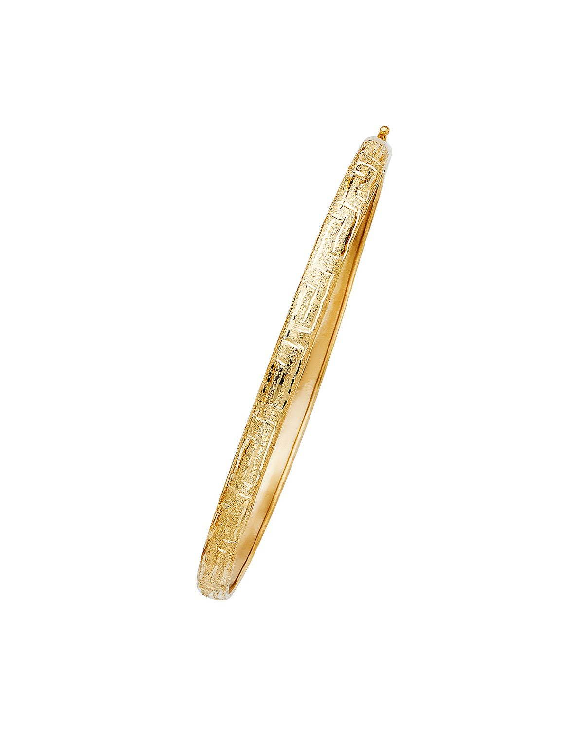 14K Yellow Gold Flexible Bangle (GL-0073)