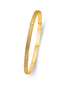 14K Yellow Gold 3.5mm Solid Bangle (GL-0183)