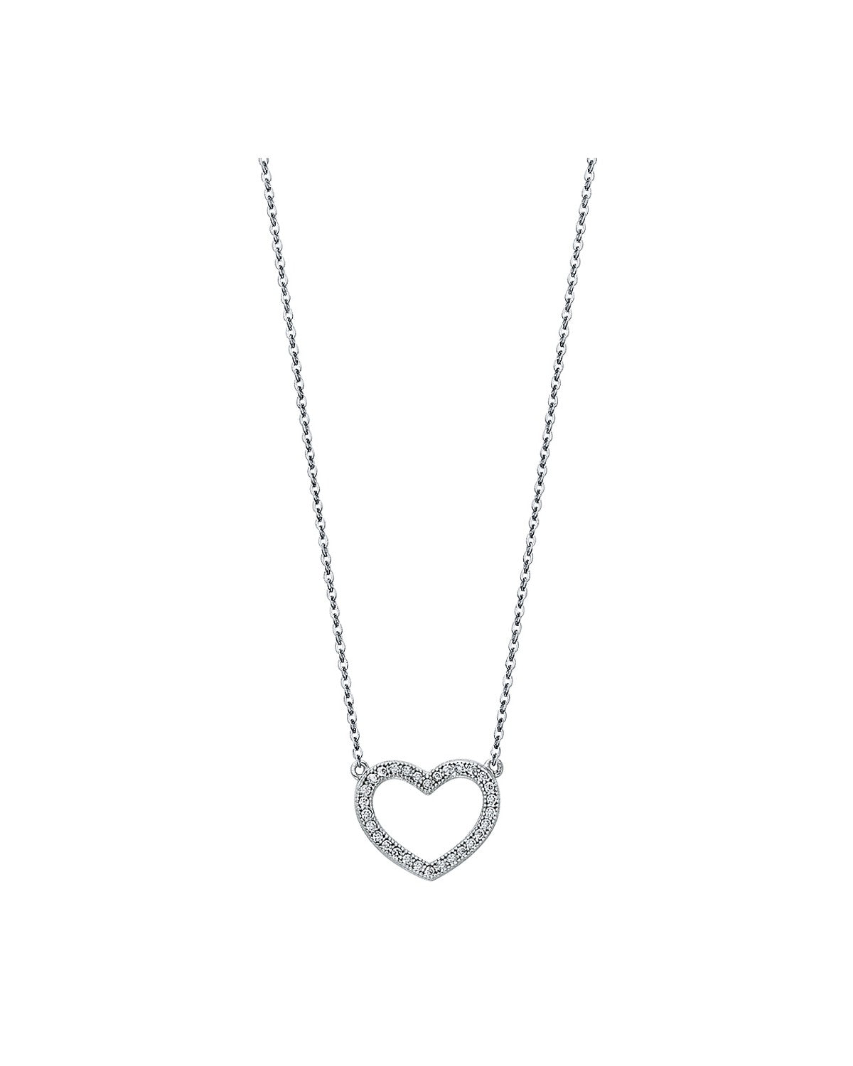 14K White Gold Necklace (NK-0090)
