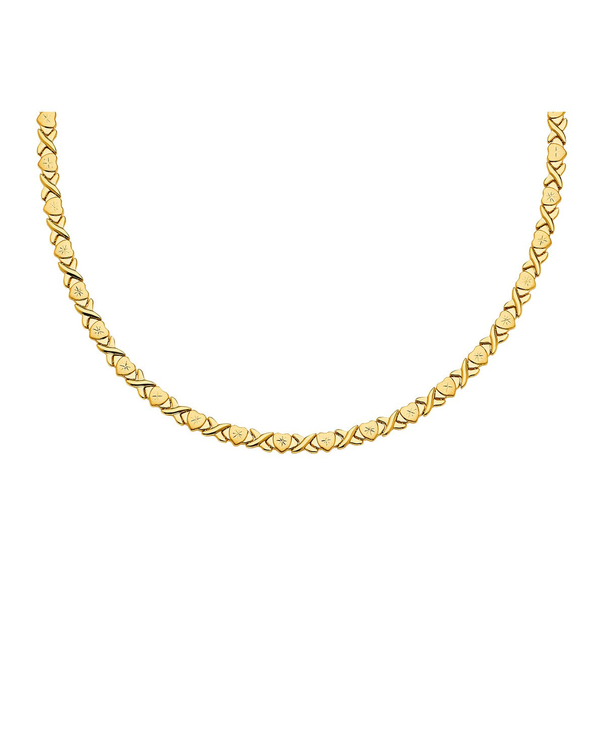 14K Yellow Gold Stampato Necklace (NK-0292)