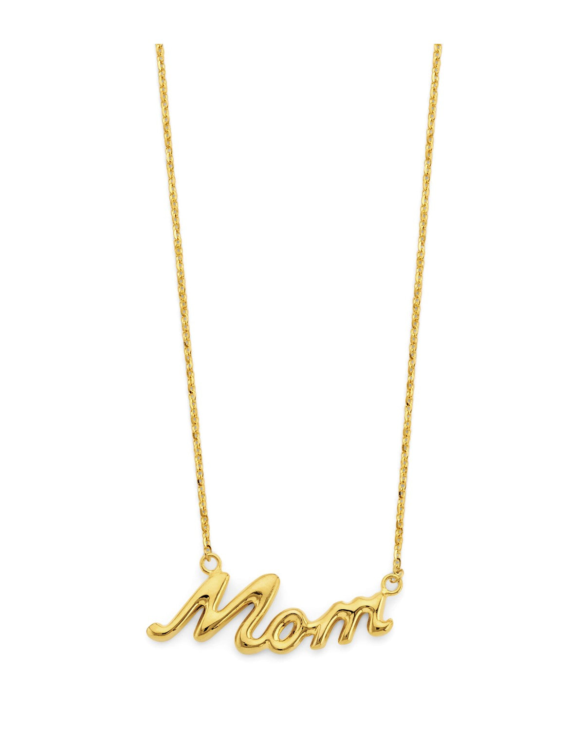14K Yellow Gold Mom Necklace (NK-0371)