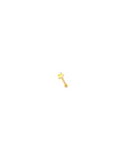 14K Yellow Gold STAR Nose Studs (NS-0015 (14KT))
