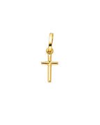 14K Yellow Gold Solid Latin Cross (6X 18mm) (PT-0143)