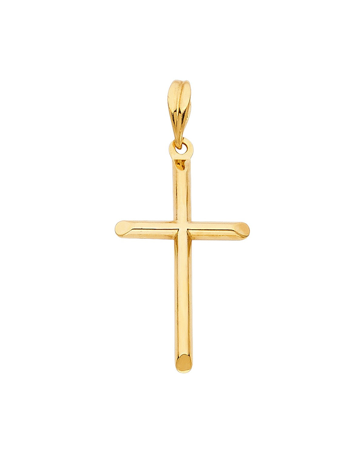 14K Yellow Gold Cross Pendant (PT-0878)