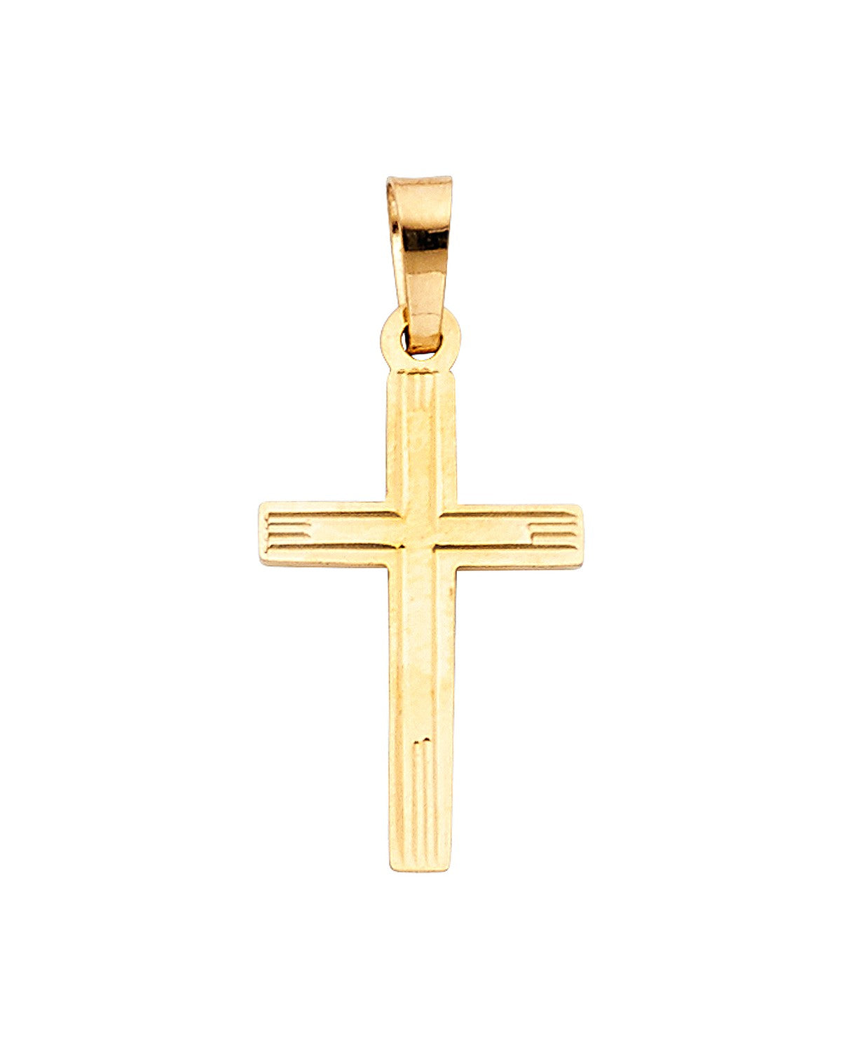 14K Yellow Gold Cross Pendant (PT-0895 (14KT))