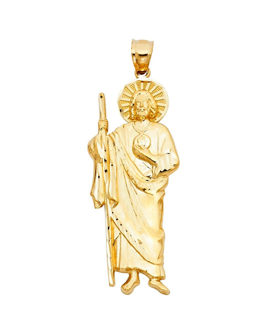 14K Yellow Gold St. Jude Thaddeus Pendant (PT-1135)