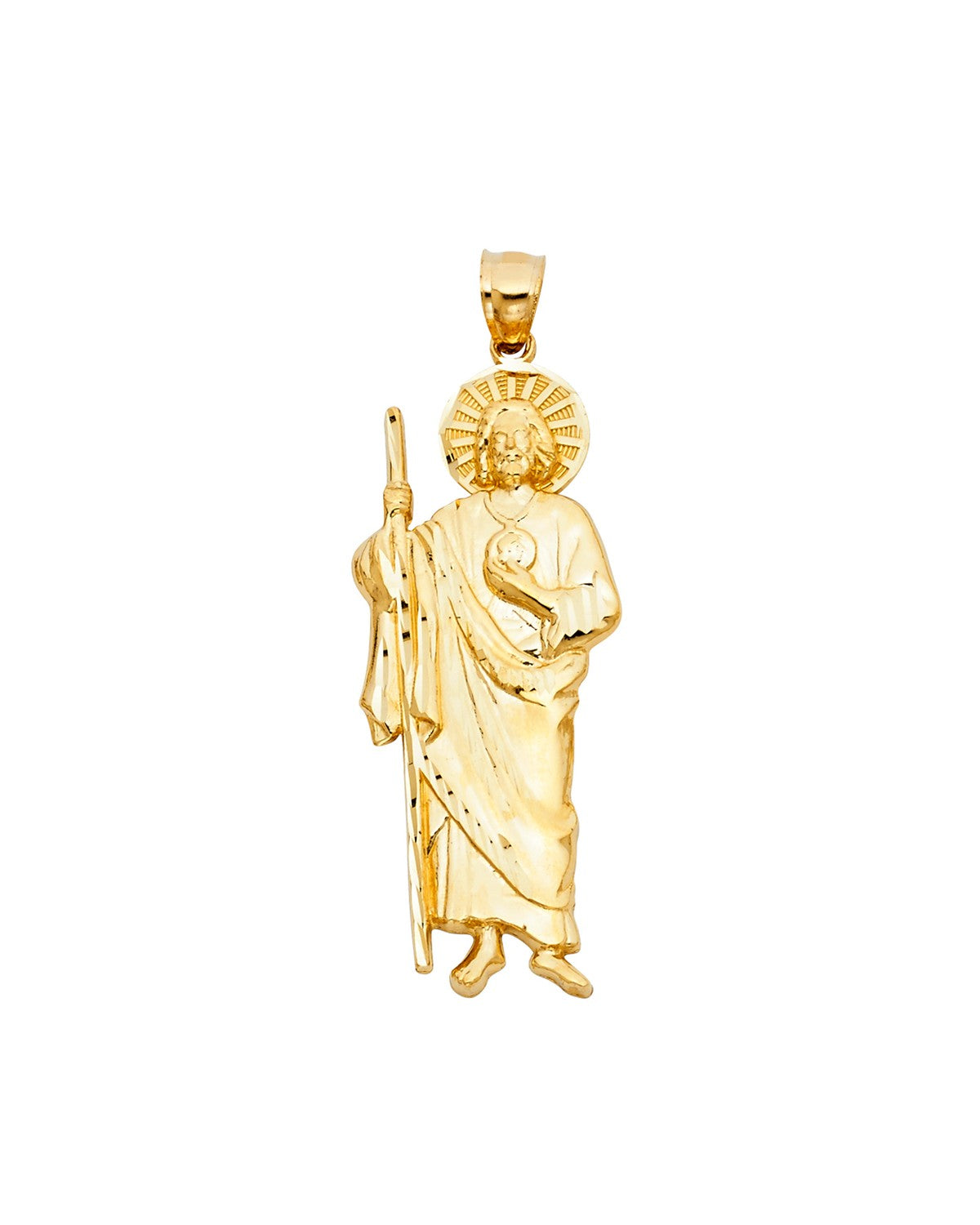 14K Yellow Gold St. Jude Thaddeus Pendant (PT-1135)