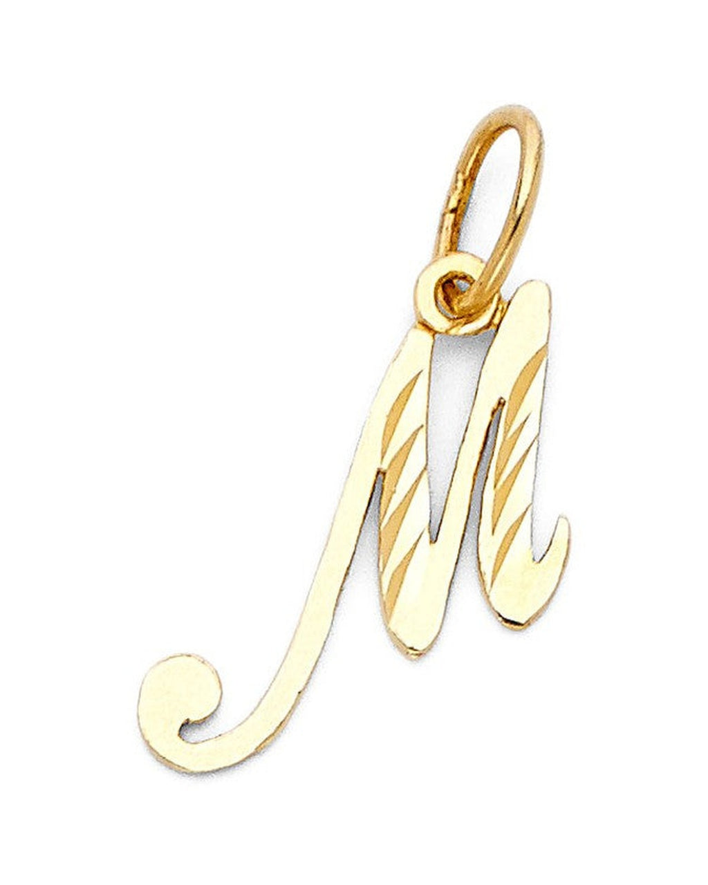 14K Yellow Gold Initial Pendant (PT-2055)