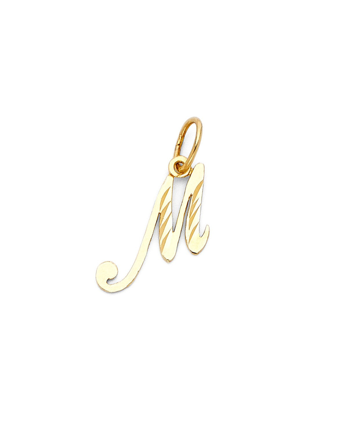 14K Yellow Gold Initial Pendant (PT-2055)