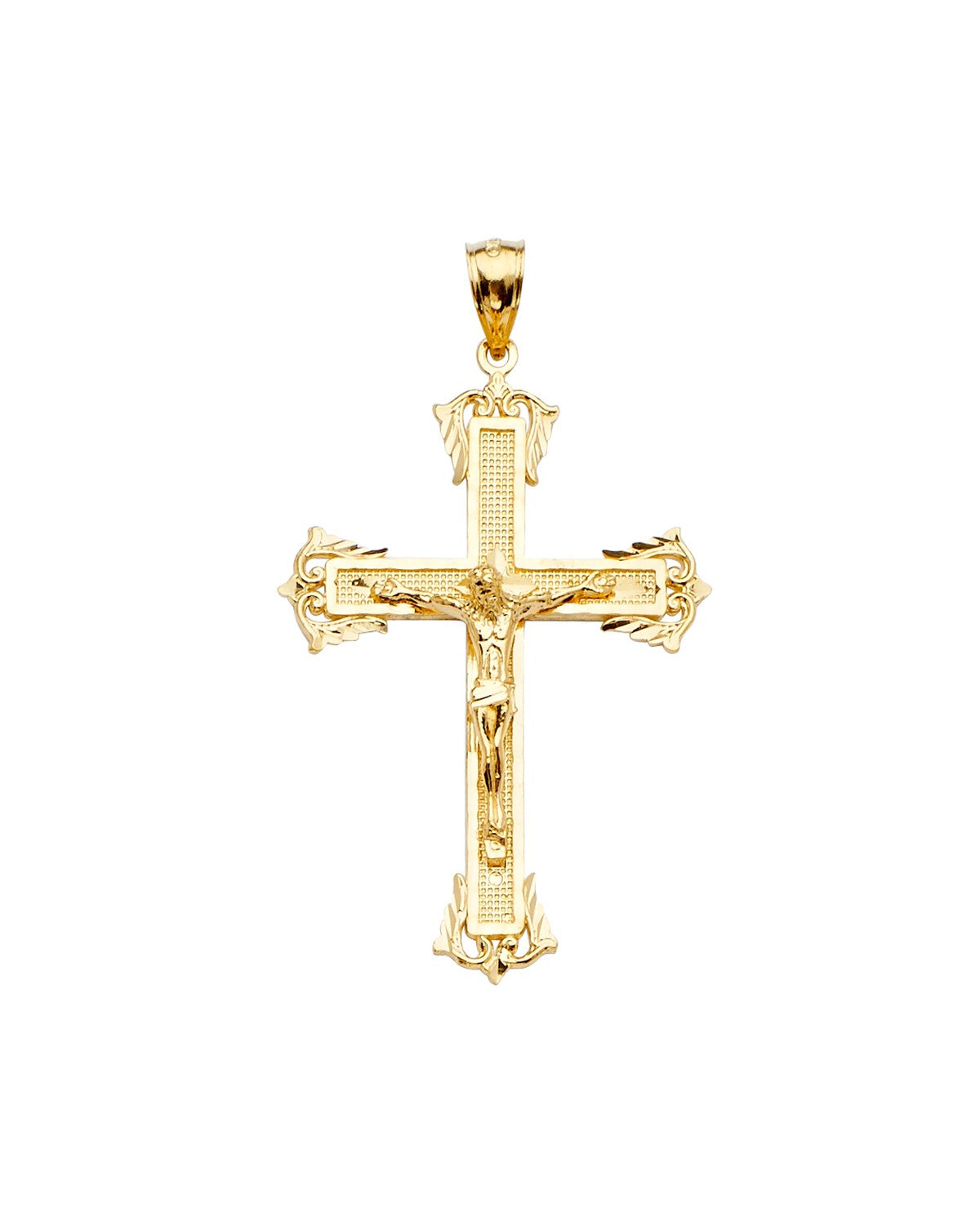14K Two-Tone Gold 2T Our Lady of Guadalupe Pendant (PT-1101)