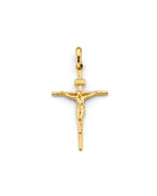 14K Yellow Gold Crucifix Cross Pendant (PT-2598)
