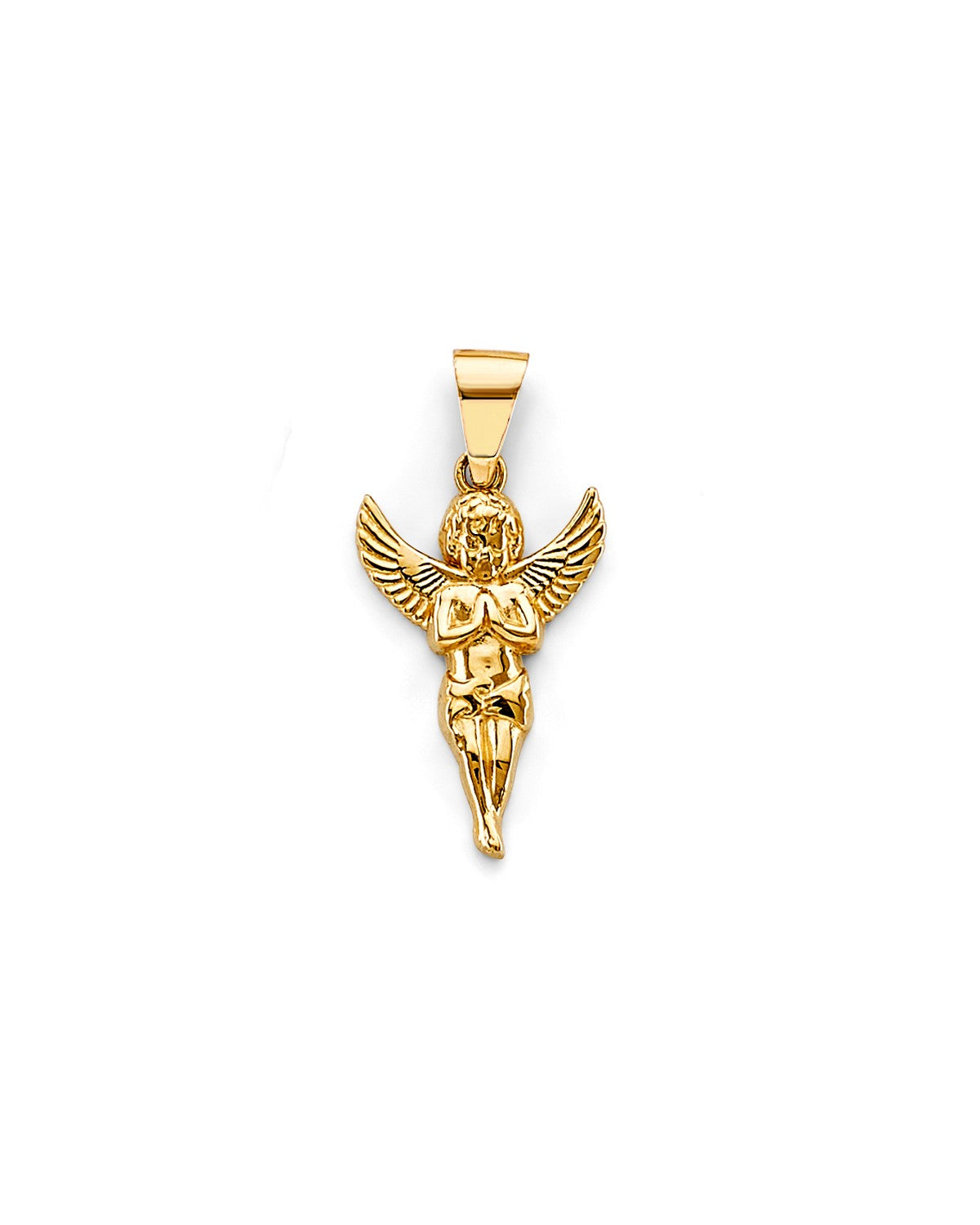14K Yellow Gold Angel Pendant (PT-2631)
