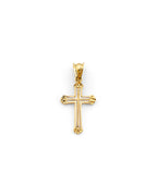 14K Yellow Gold Cross Pendant (PT-2731)