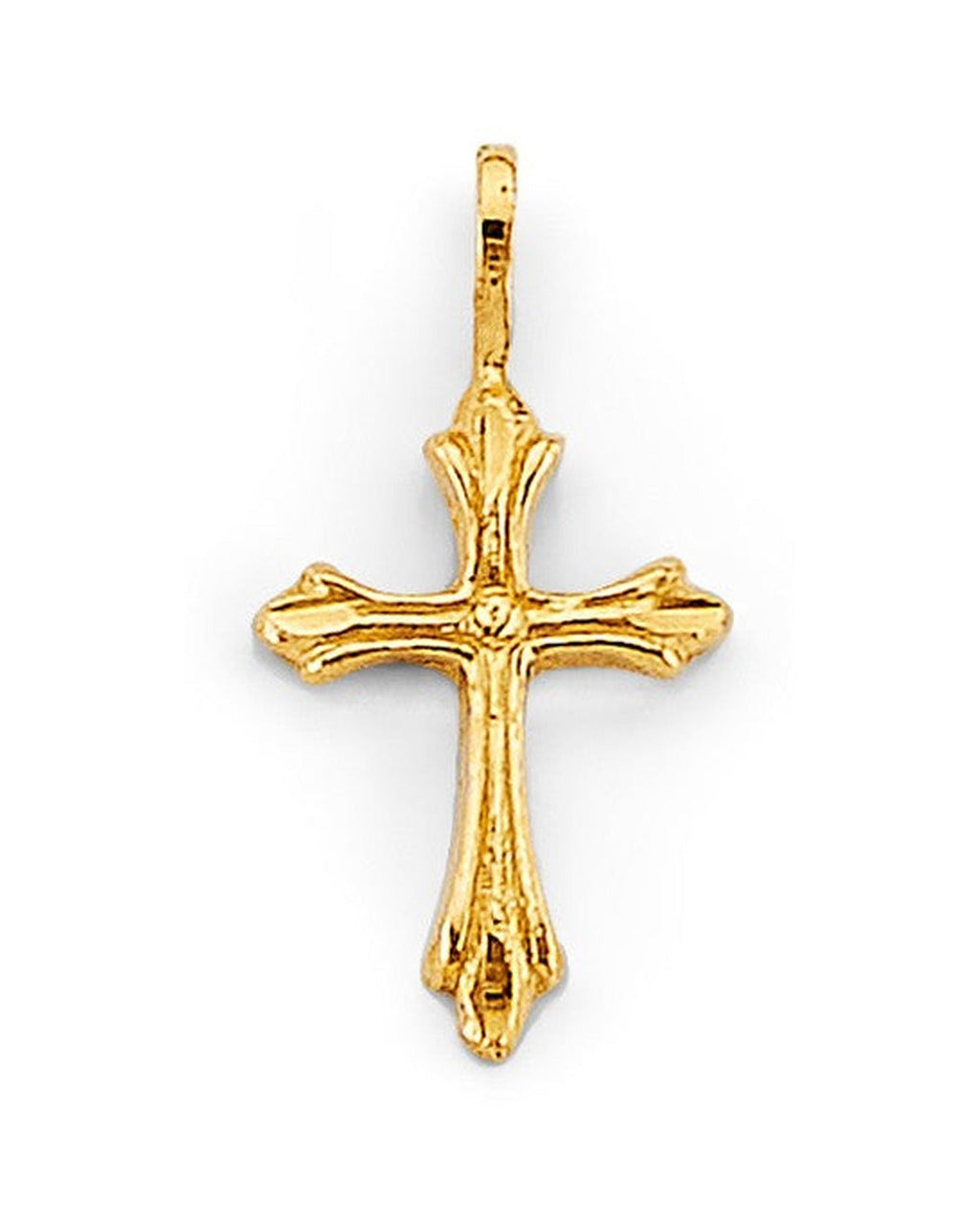 14K Yellow Gold Cross Pendant (PT-2732)