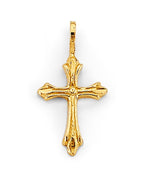 14K Yellow Gold Cross Pendant (PT-2732)