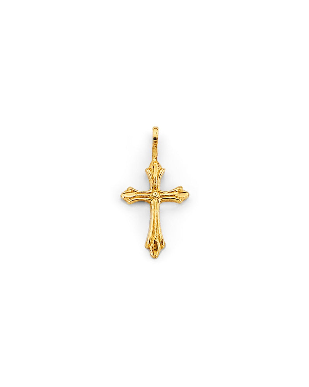 14K Yellow Gold Cross Pendant (PT-2732)