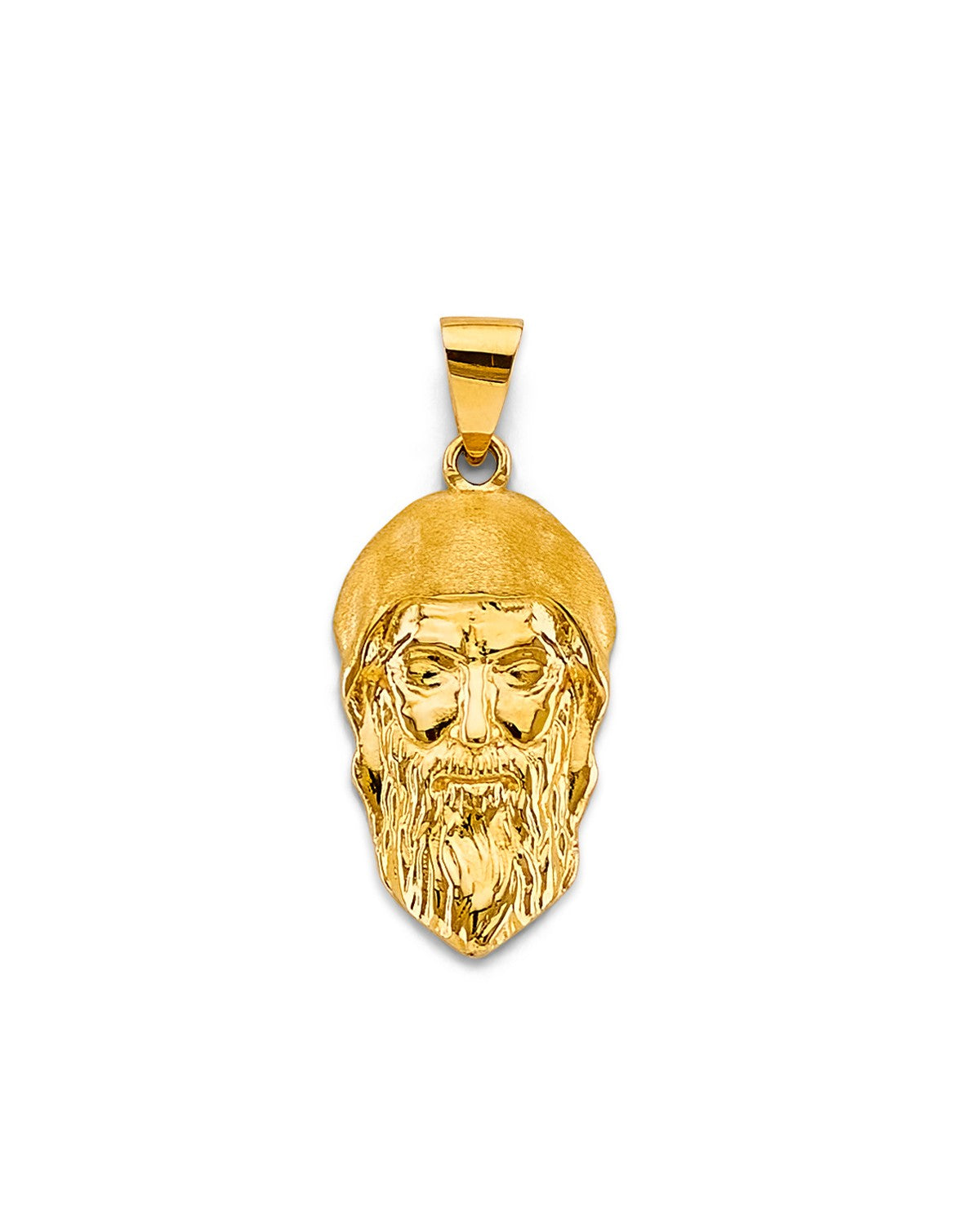 14K Yellow Gold Saint Charbel Pendant (PT-2778)
