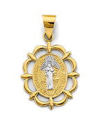 14K Two-Tone Gold 2T San Benito Pendant (PT-2875)