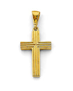 14K Yellow Gold Cross Pendant (PT-2966)