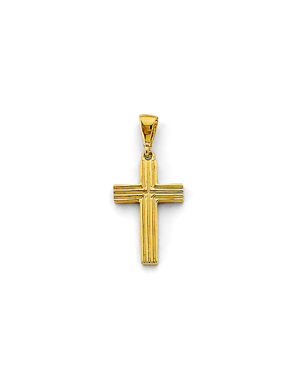 14K Yellow Gold Cross Pendant (PT-2966)
