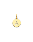 14K Yellow Gold Cut Out Initial Pendant (PT-3244)