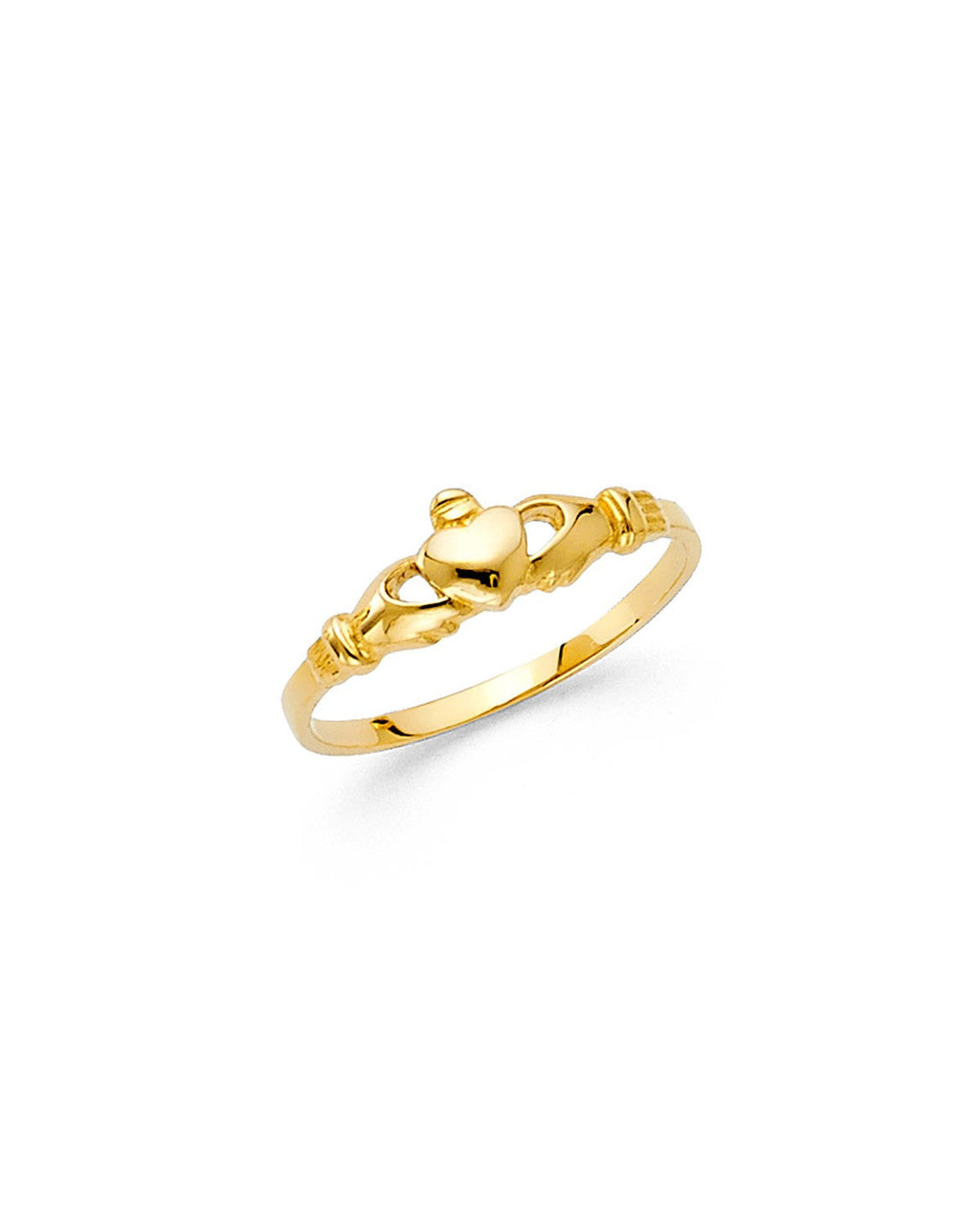 14K Yellow Gold Baby CZ Ring (RG-0491)