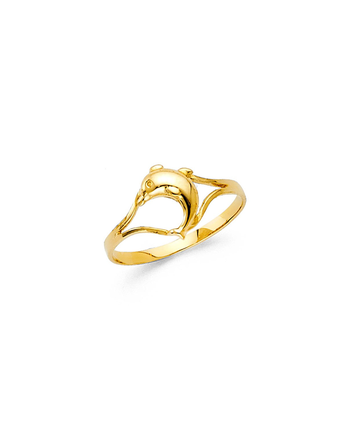 14K Yellow Gold Baby CZ Ring (RG-0492)