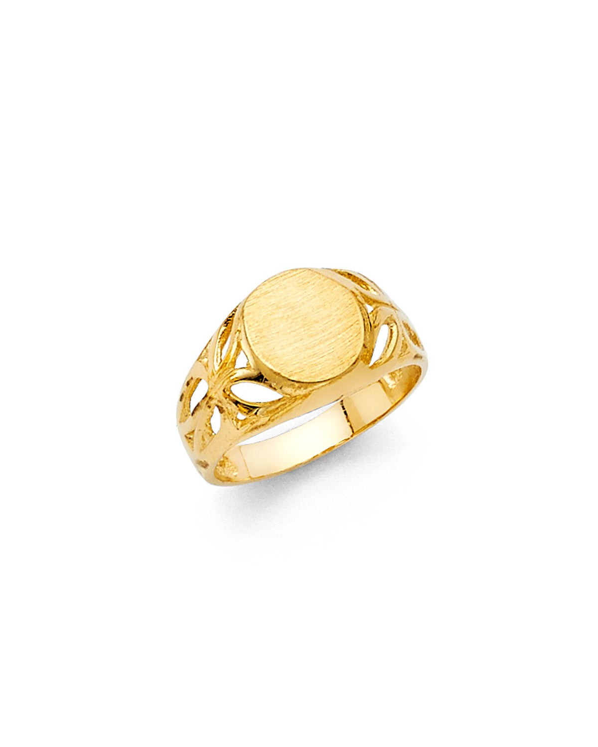 14K Yellow Gold Baby CZ Ring (RG-0494)