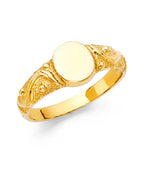 14K Yellow Gold Baby CZ Ring (RG-0495)