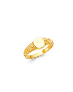 14K Yellow Gold Baby CZ Ring (RG-0495)