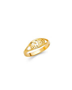 14K Yellow Gold Baby CZ Ring (RG-0504)