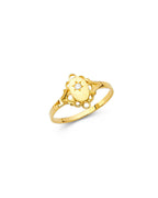 14K Yellow Gold Baby CZ Ring (RG-0531)