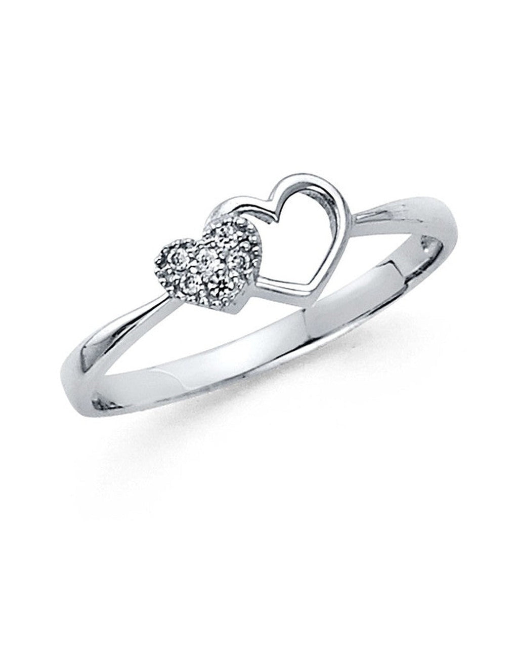 14K White Gold Ring (RG-0769)