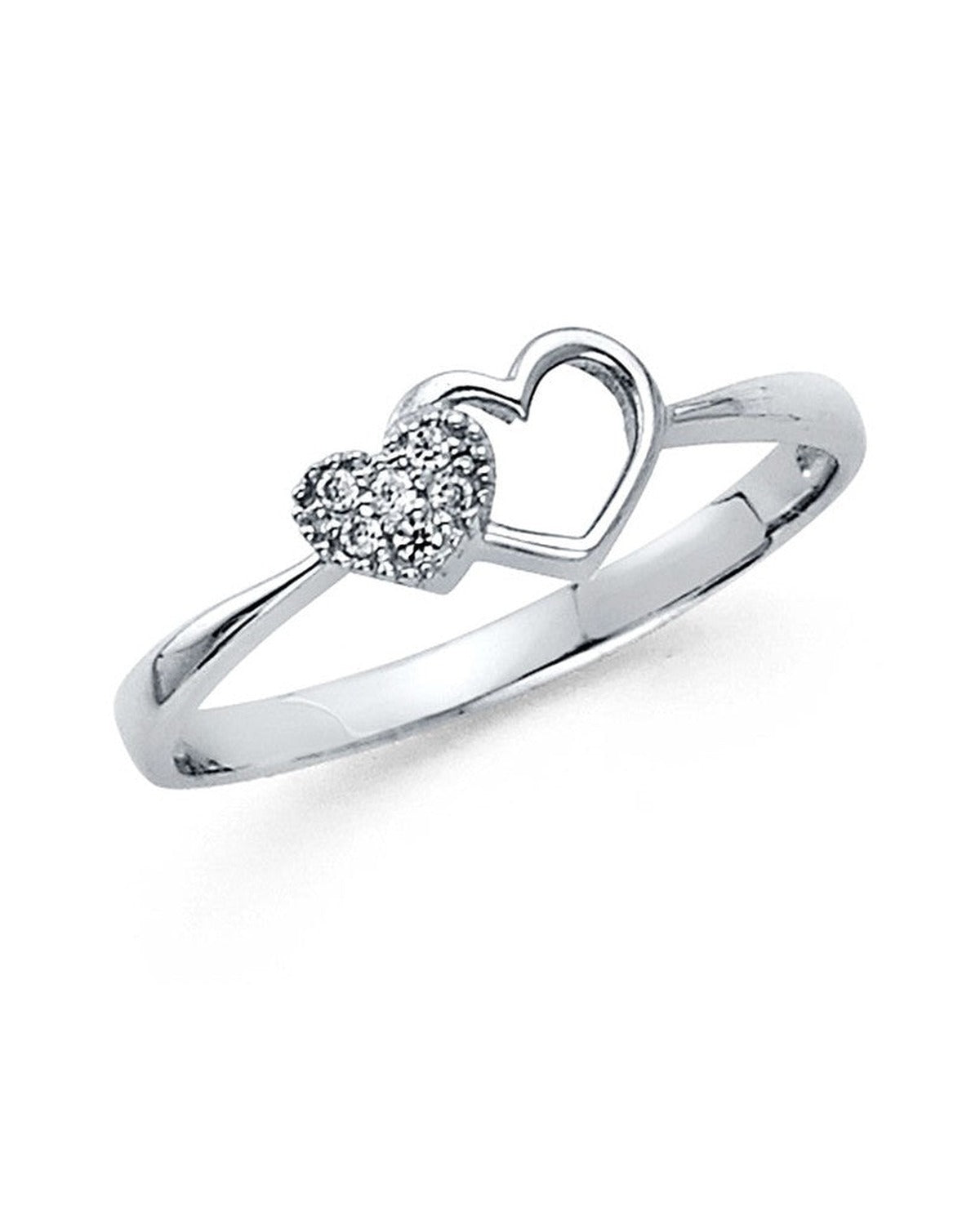 14K White Gold Ring (RG-0769)