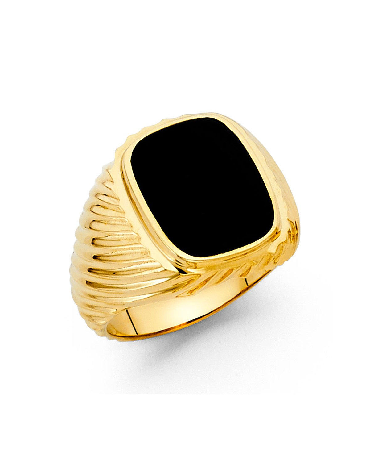 14K Yellow Gold Men's Ring (RG-1576)