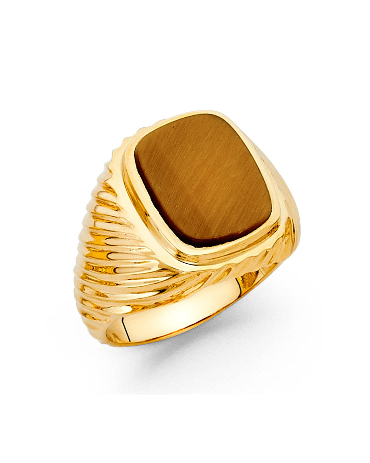 14K Yellow Gold Men's Ring (RG-1577)