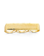 14K Yellow Gold 3 Finger Men's Ring (RG-1636)