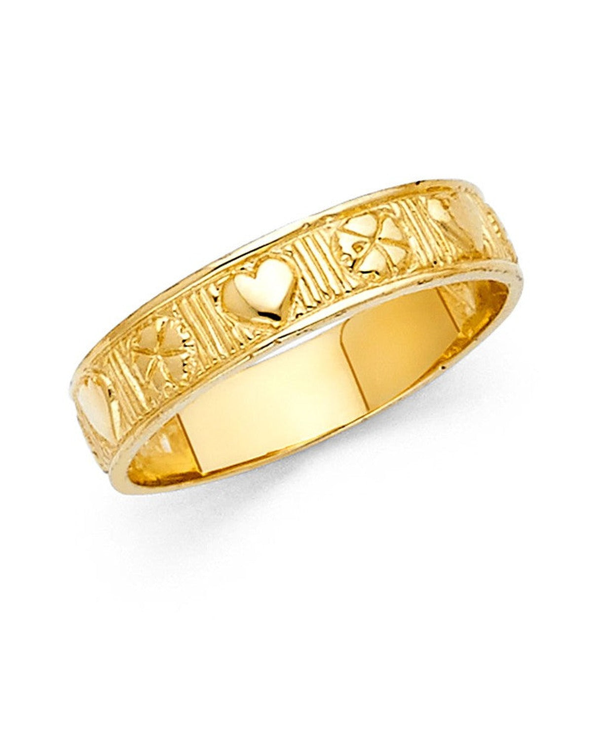14K Yellow Gold Fancy Ring (RG-1857)
