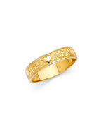 14K Yellow Gold Fancy Ring (RG-1857)