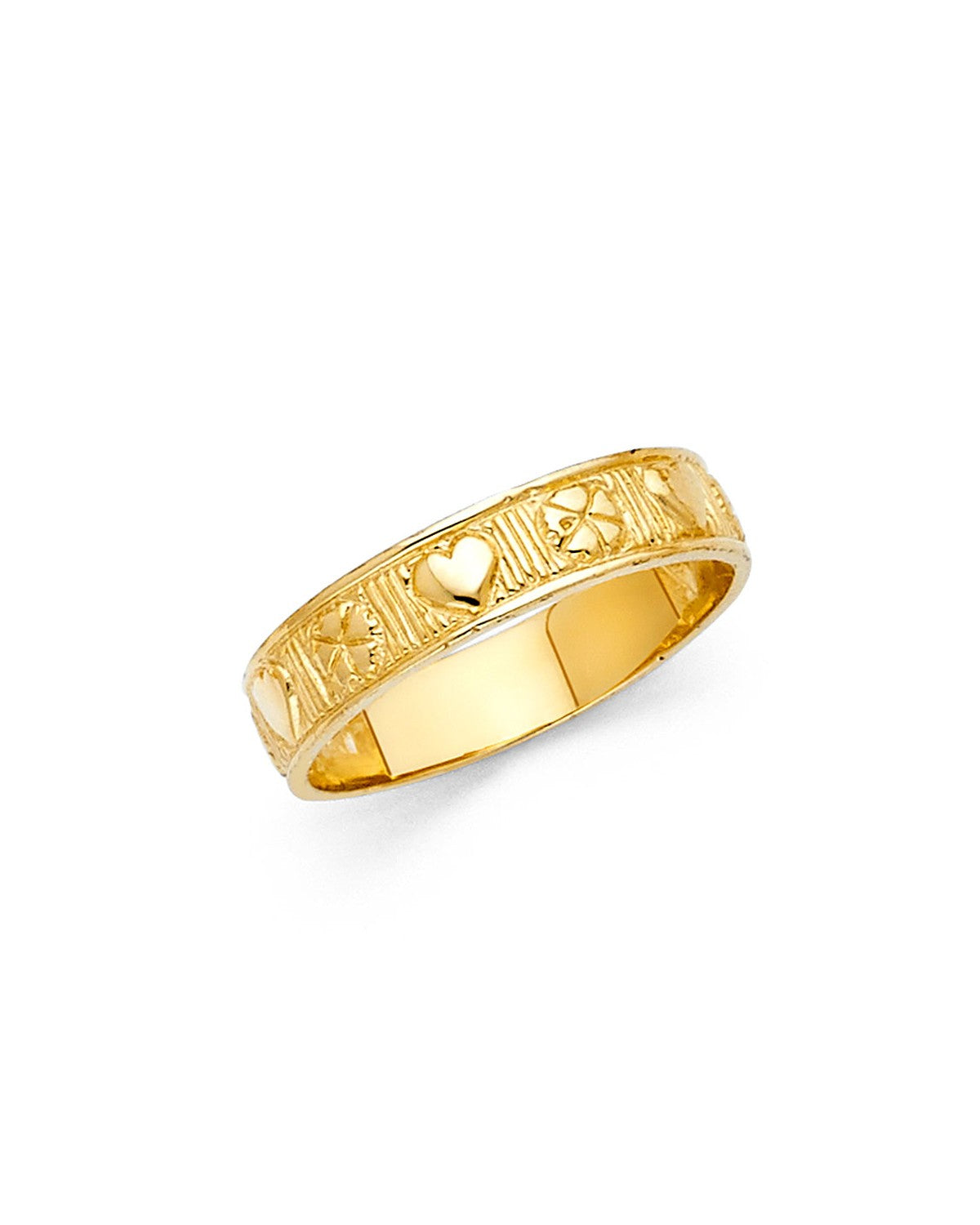 14K Yellow Gold Fancy Ring (RG-1857)